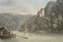 Esternberg. - Burg Krempelstein. - Kunikes Donau-Ansichten. - "Ober Oesterreich. das alte Schloss Grempenstein".