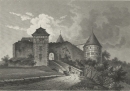 Breitenbach am Herzberg. - Ansicht der Burg Herzberg. - "Ruine Herzberg".