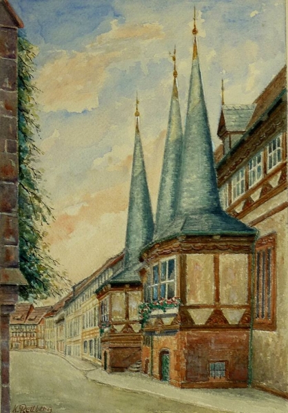 Einbeck. - Ansicht des Rathauses.