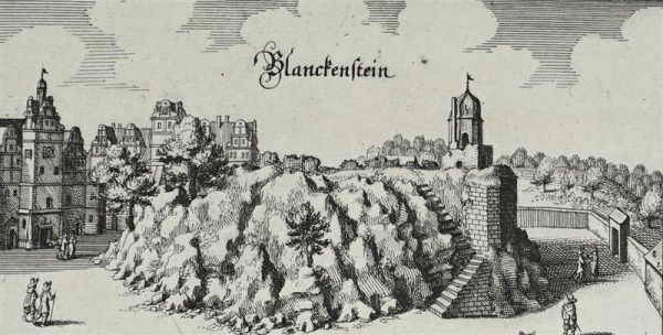 Schloss Blankenburg (Harz). - Merian. - Blanckenstein.