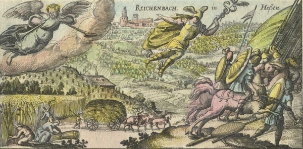 Reichenbach (Hessisch Lichtenau). - Gesamtansicht. - Meisners Schatzkästlein. - Reichenbach in Heßen.