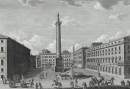 Rom. - Antoninus-Pius-Säule. - "Veduta della Piazza e Colonna Antonina (...)".
