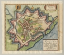 Tönning. - Karte. - "Grundtriß der Festung Tonninge. Anno 1651".