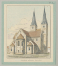Jerichow. - Gesamtansicht. - "Klosterkirche zu Jerichow".