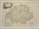Schweiz. - Karte. - "Carte générale de la République Helvétique (...)".