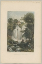 Oldendorf. - Gesamtansicht. - A. H. Payne. - "Wasserfall bey Langenfeld".