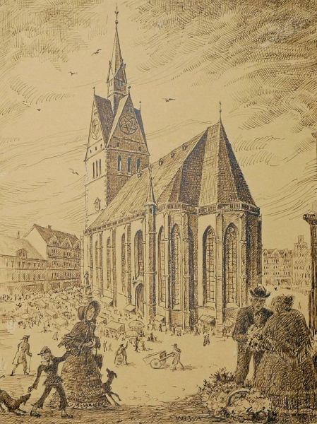 Hannover. - Wadsack. - Marktkirche Hannover.