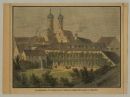 Augsburg. - Gesamtansicht. - "Das Wohnhaus des Prinzen Louis Napoleon (...)".