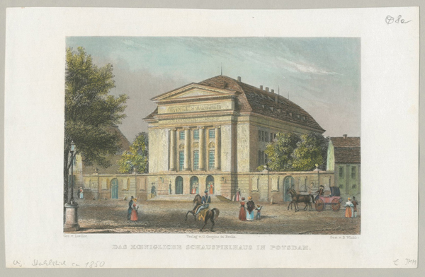 Potsdam. - Königliches Schauspielhaus. - Das Koenigliche Schauspielhaus in Potsdam.