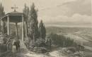 Bad Kissingen. - Tempelansicht. - "Ansicht des Tempels auf dem Altenberg (Kissingen) Vue du Temple sur L´Altenberg".