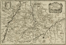 Baden-Württemberg. - Karte. - Merian. -...