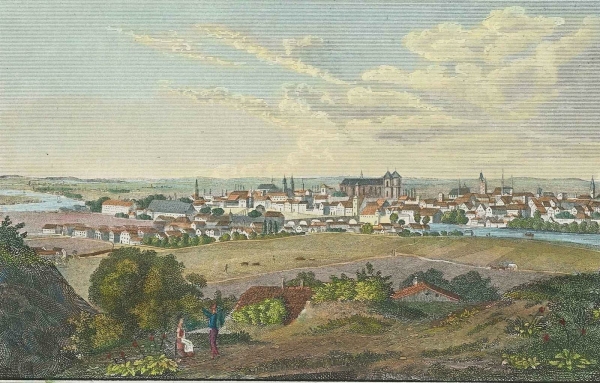 Regensburg. - Panoramaansicht. - Regensburg.