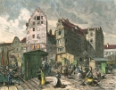 Hamburg. - Marktansicht. - G. Schönleber. - "Markt in Altona".