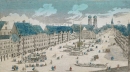 München. - Guckkastenblatt. - "Vue du Grand Marché vers l´Eglise de Notre Dame a Munic En Baviere".