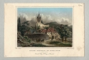 Baden-Baden. - Schlossansicht. - J. Poppel. - "Schloss Eberstein bei Baden Baden".