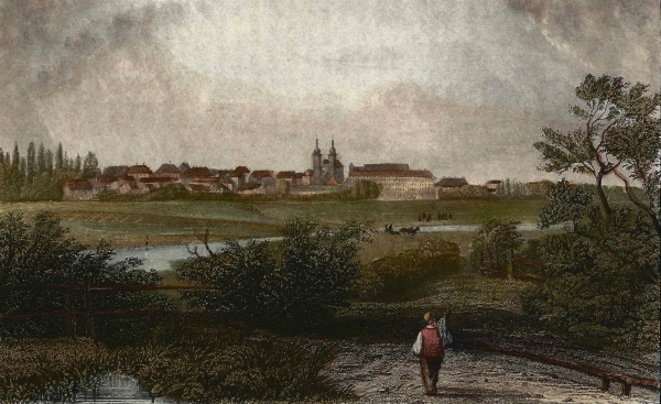 Donaueschingen. - Panoramaansicht. - Donau-Eschingen.