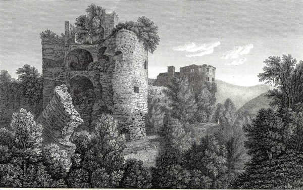 Heidelberg. - Schlossansicht. - Batty. - Broken Tower,...