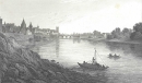 Ulm. - Flussansicht. - "The Danube at Ulm".