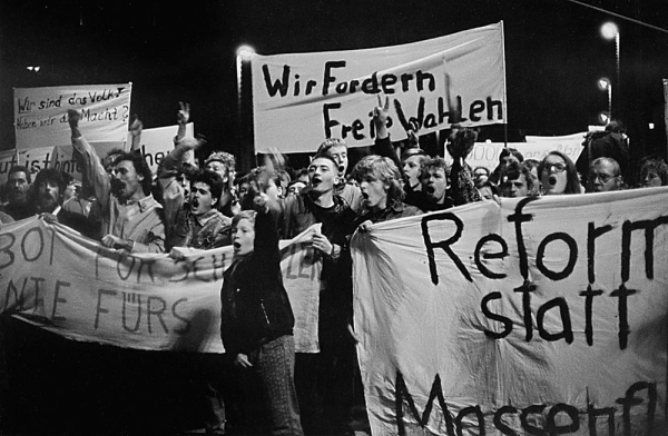 Kirschner, Harald - Montagsdemonstration, Leipzig, 30. Okt.1989, Karl-Marx-Platz