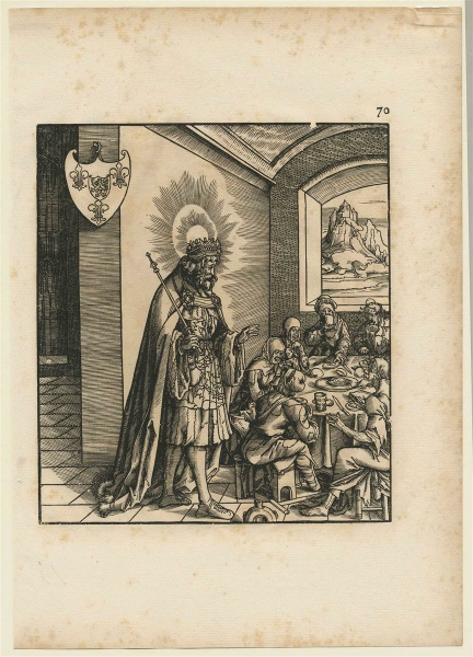 Leonhard Beck und Hans Burgkmair d.Ä. - Saint Lovis, roi de France.