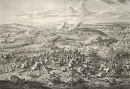 Höchstädt a.d. Donau. - Gefechtsdarstellung. - Huchtenburgh. - "Vue et Representation de la Bataille de Hochstedt donnée öe 13 Daoust 1704 (...)".