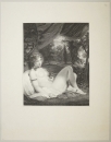 Grafiker des 19. Jahrhunderts. - "Venus und Amor".