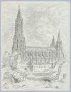 Ulm. - Münster. - "Ulmer Dom 1946".