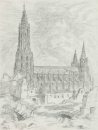 Ulm. - Münster. - "Ulmer Dom 1946".