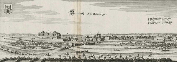 Kopie von Nienburg ( Weser). - Panoramaansicht. - Merian....