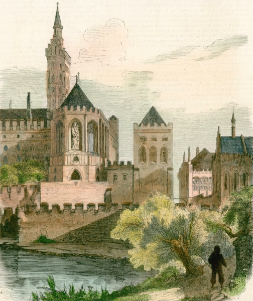 Marienburg / Malbork. - Schlossansicht. - Chateau de Marienbourg.