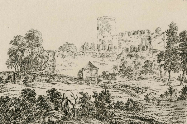 Sobieszów. - Kynastburg / Burg Chojnik. - Ansicht der Ruine von Kynast in Schlesien.
