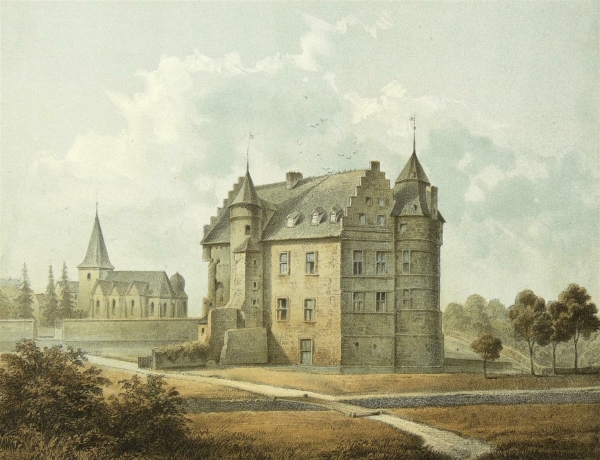 Aachen. - Burg Nörvenich. - Duncker. - "Burg Nörvenich. Harferburg".