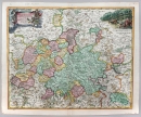 Hessen. - Landkarte. - "Landgraviatus Assiae Inferioris".
