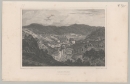 Karlsbad / Karlovy Vary. - Panoramaansicht. - Poppel. - "Carlsbad vom Belvedere aus".