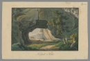 Sächsische Schweiz. - Kuhstall. - "Kuhstall Höhle".
