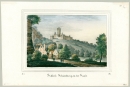 Naumburg (Saale). - Ruinenansicht. - "Schloss Schönburg an der Saale".