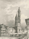 Braunschweig. - Kirchenansicht. - "Die St. Andreaskirche zu Braunschweig".