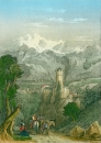 Burg Klamm. - Burgansicht. - "Veste Klumm in Tyrol".