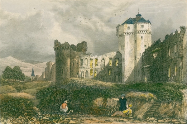 Andernach. - Ruinenansicht. - "Ruins of the castle of Andernach / Ruines du Chateau de Andernach / Ruines das Schloss Andernach"