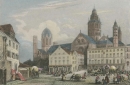Mainz. - Dom und Markt. - "Allgemeine Ansicht des Mainzer Doms".