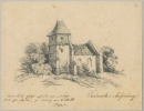 Zeichner des 19. Jhd. - "Alte Kirche"