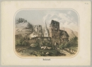 Bacharach. - Wernerkapelle und Ruine Stahleck. - "Bacharach".