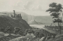 Lahnstein. - Burg Lahneck. - Jacob Lorenz Rüdisühli. - "Lahneck. Stolzenfels und Niederlahnstein".