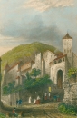 Chur. - Gesamtansicht. - "The Roman Tower Marsoil, at Chur".