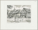 Immerath. - Kapellenansicht. - "Immerath, Backhaus mit Kapelle um 1900".