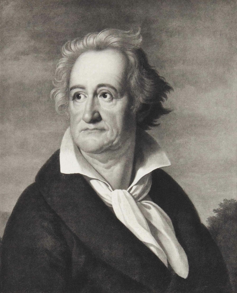 Goethe, Johann Wolfgang. - Porträt. - "Goethe".