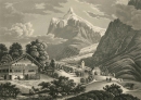 Grindelwald. - Gesamtansicht. - "Village & Glacier de Grindelwald. Canton de Berne".