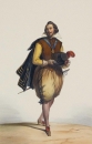 Mode & Kostüm. - Kostümkunde. - Achille Devéria. - "Costume sous le Règne de Henri IV.".