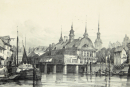 Hamburg. - "Hambourg. La Bourse sur le Grand Canal".