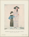 Mode & Kostüm. - Gazette du Bon Ton. - "Portrait de Mme. V.R. et de sa fille".